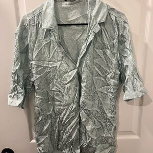 Men's Casual Button Down Shirt - Light blue